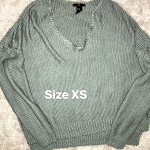 Sea foam green knit sweater